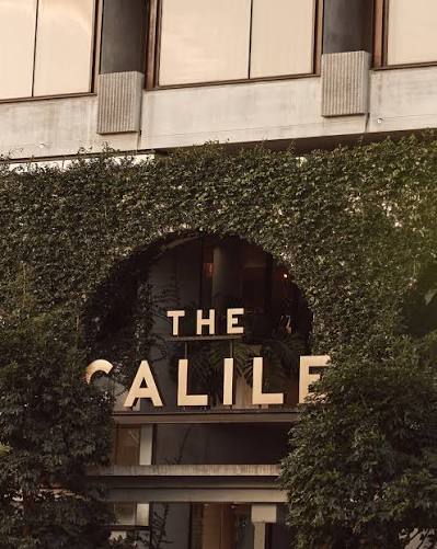 Ivy-covered entrance to the Calile Hotel in Fortitude Valley